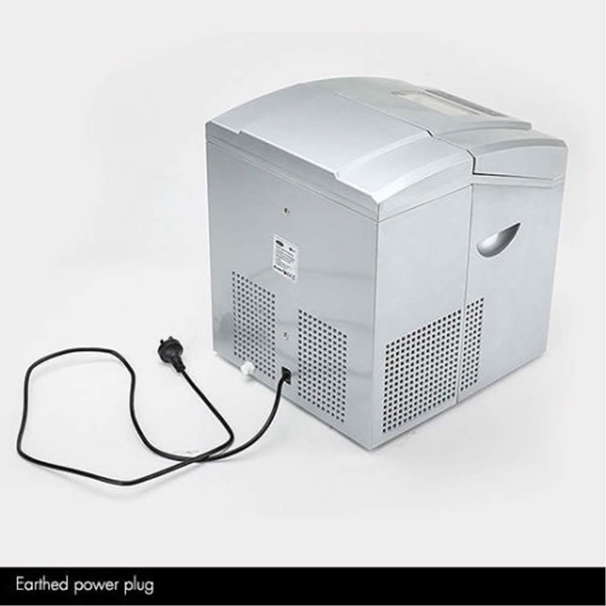 PolyCool Portable Ice Cube Maker 3.2L Silver Crazy Sales