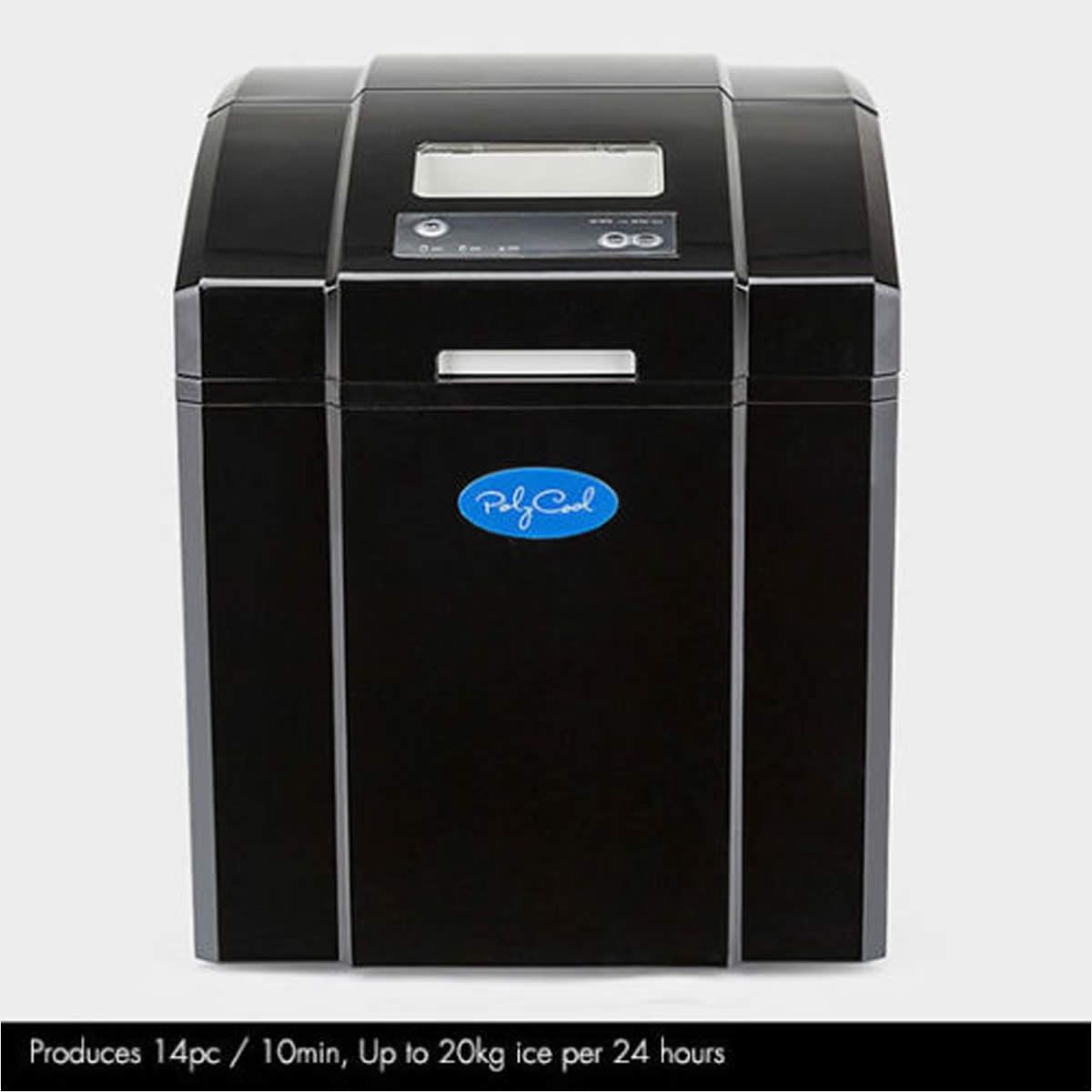 PolyCool Portable Ice Cube Maker 3.2L Black Crazy Sales