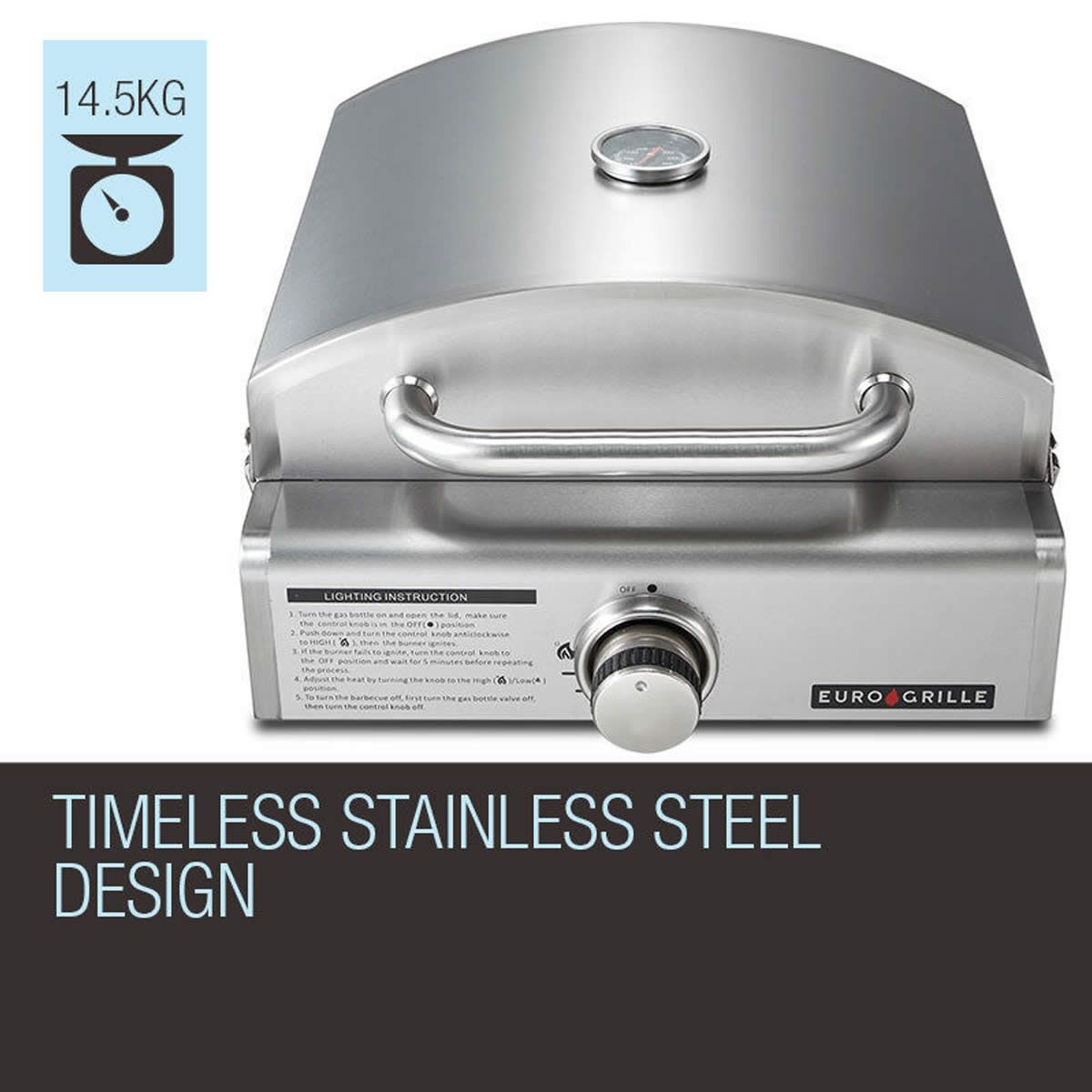 EuroGrille Portable 3 in 1 Pizza Oven Crazy Sales