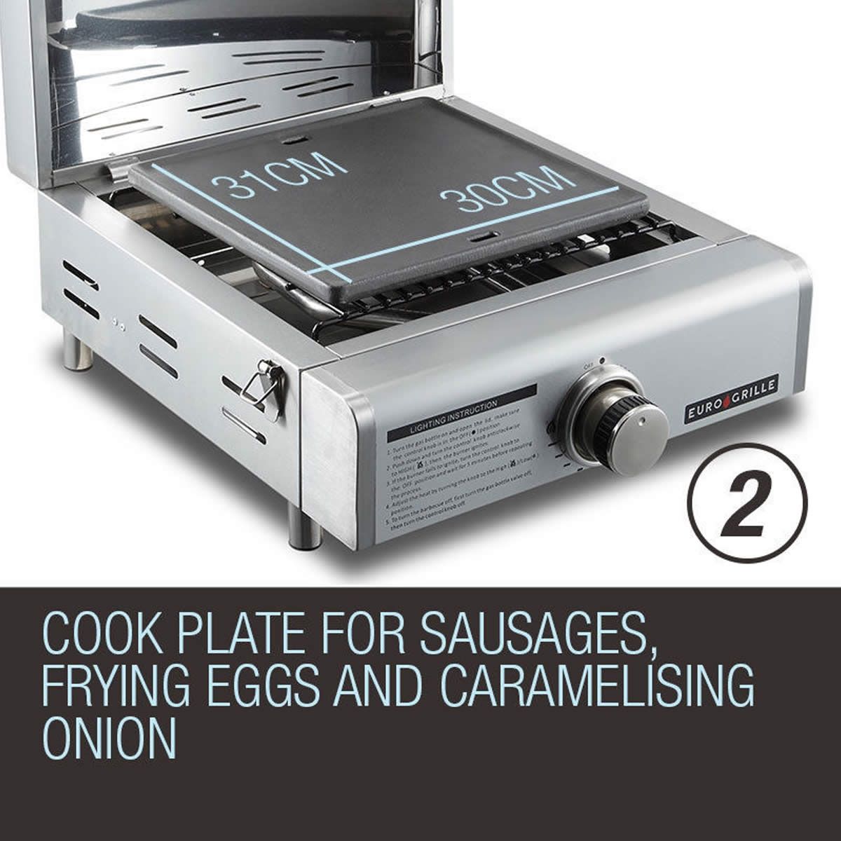 EuroGrille Portable 3 in 1 Pizza Oven Crazy Sales