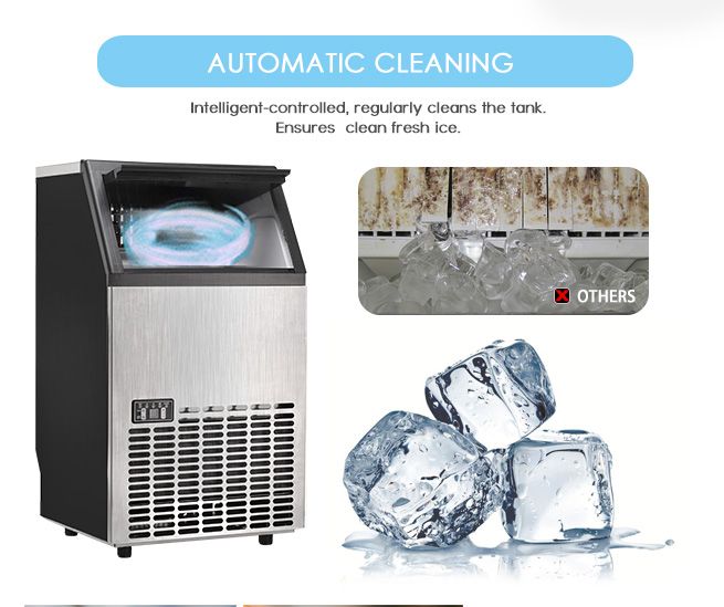 Commercial Industrial Ice Cube Maker Machine Portable Professional for