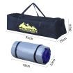 Single Biker Camping Canvas Swag with Carry Bag - Navy