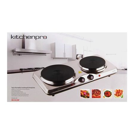 maxim twin portable cooktop & hotplate