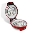 Maxkon Snack Maker with Four Detachable Plates Red