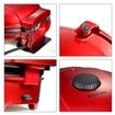 Maxkon Snack Maker with Four Detachable Plates Red