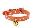 LUD Bell Collars Puppy Dog Cat Safety Accessories Pet Supplies-Orange