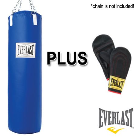 Everlast Heavy Bag & Mitt Combo Pack Blue - 0 | Crazy Sales
