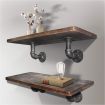 Artiss 8x Floating Pipe Shelf DIY Metal Wall Brackets