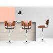 Artiss Bar Stools Gas Lift Leather Black