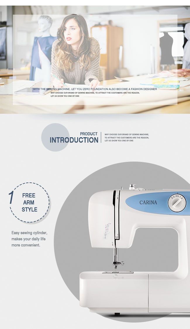 CARINA 32Pattern Mini Sewing MachineBlue Crazy Sales