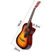 Acoustic Cutaway Steel-String Guitar 38"