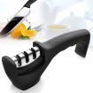 Knife Sharpener Professional 3 Stage Sharpening System Both Steel & Ceramic Knives in All Sizes