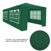 3x6m Green Walled Waterproof Outdoor Gazebo