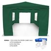 3x6m Green Walled Waterproof Outdoor Gazebo