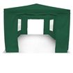 3x6m Green Walled Waterproof Outdoor Gazebo