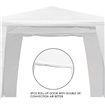 3x3m White Walled Waterproof Outdoor Gazebo