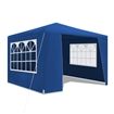 3x3m Blue Walled Waterproof Outdoor Gazebo