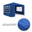 3x3m Blue Walled Waterproof Outdoor Gazebo