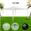 3x3m White Waterproof Outdoor Garden Gazebo