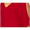 Women Off Shoulder Short Batwing Sleeve V-Neck Chiffon Shirt Tops Blouse Black AU 14