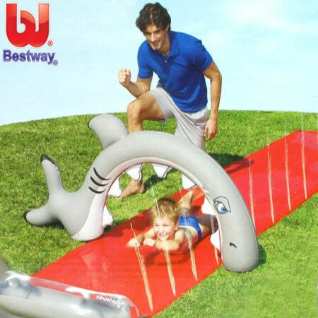 shark bite water slide