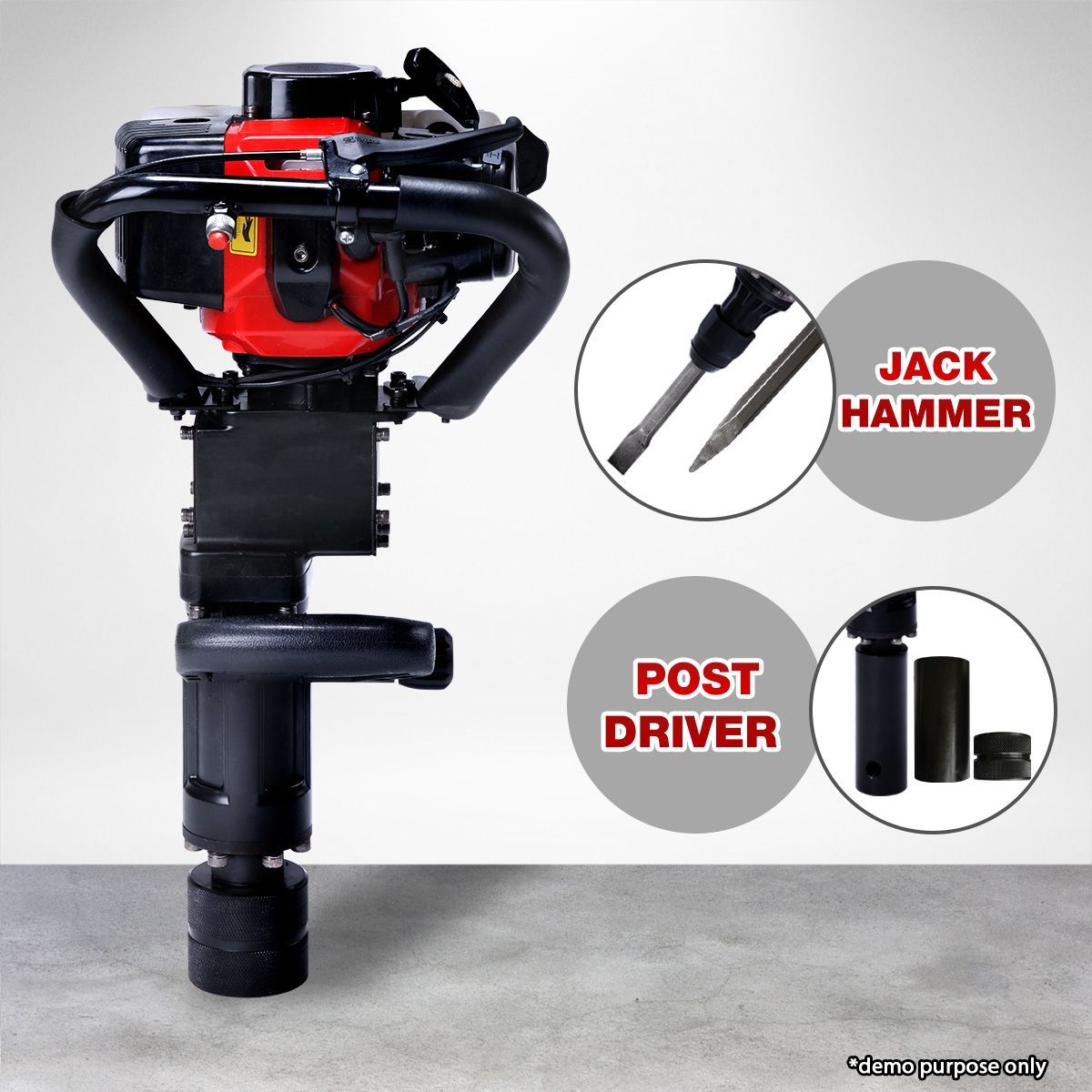 33CC Multi Purpose Jackhammer & Post Driver with Accessories