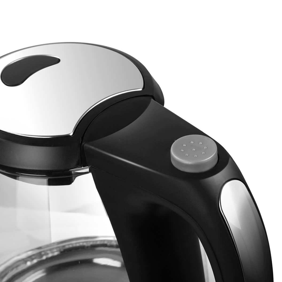 Glass Kettle with Stainless Steel Lid - 1.7L | Crazy Sales