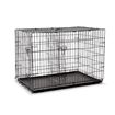 Dog Crate Puppy Cage Cat Crate Kennel Rabbit House with Bed Collapsible XL 42"