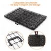 Dog Crate Puppy Cage Cat Crate Kennel Rabbit House with Bed Collapsible XL 42"