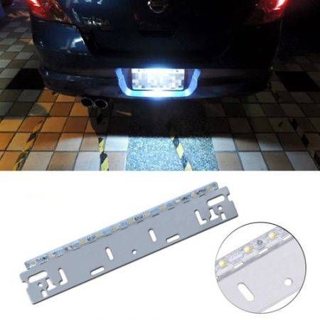12-24V 12W IP67 Waterproof Car LED Auto Reversing Auxiliary 6500-7000K Brake Stop Lamp Reverse White Light Safe Night Driving