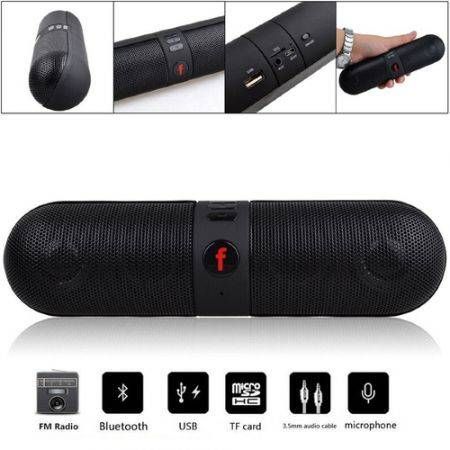 Portable Shockproof Bluetooth Wireless FM Stereo Speaker For Smartphone Tablet PC