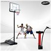 Rust Resistant Basketball Hoop System with Adjustable Height 