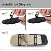 Auto Tachograph 4.3" LCD Rearview Mirror DVR HD Camera Camcorder Video Recorder