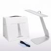Rechargable Ultra-Thin Led Desktop Touch Lamp Lamp Office/Home Bedside Night Light Silver