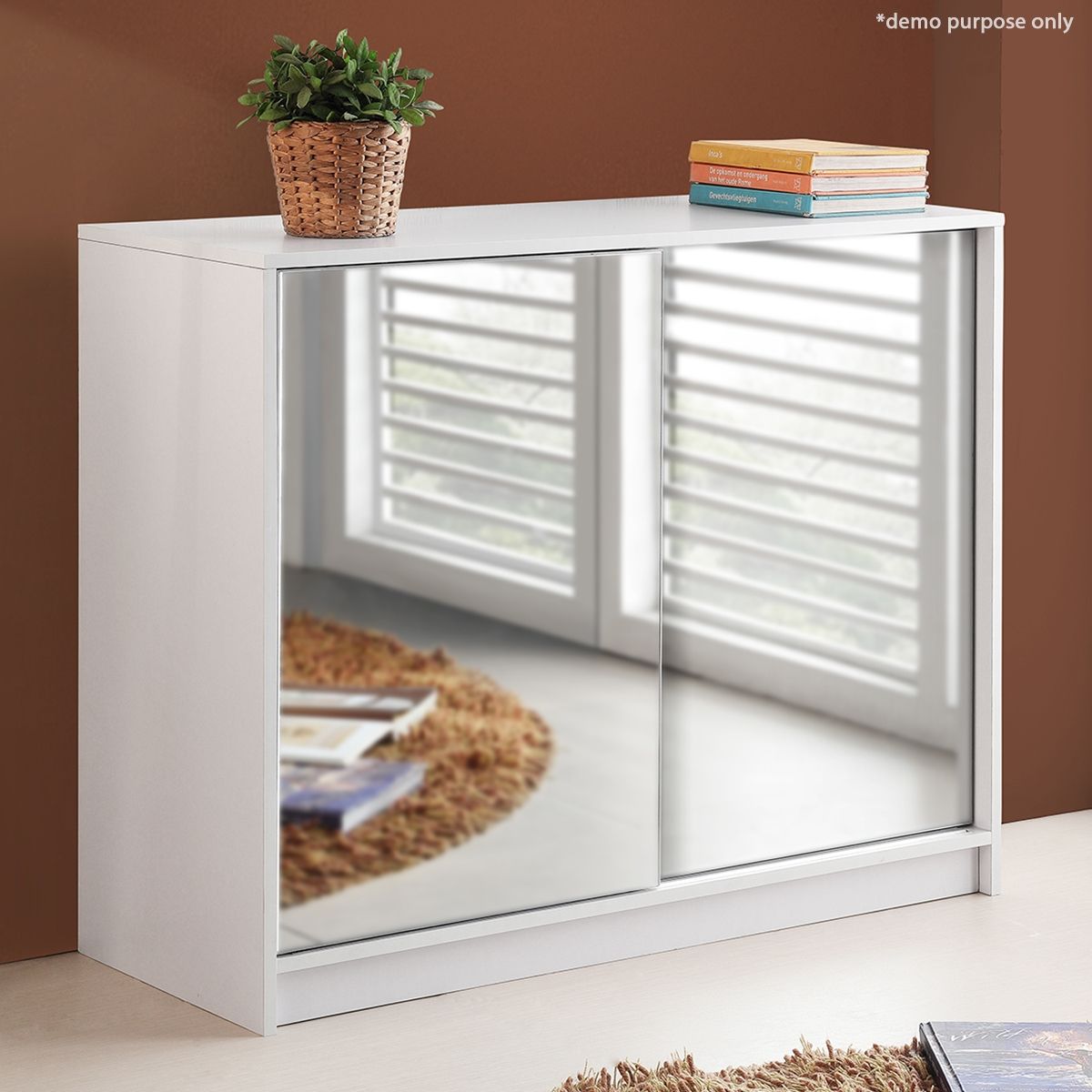 25 Pair Mirrored Sliding Door Shoe Crazy Sales