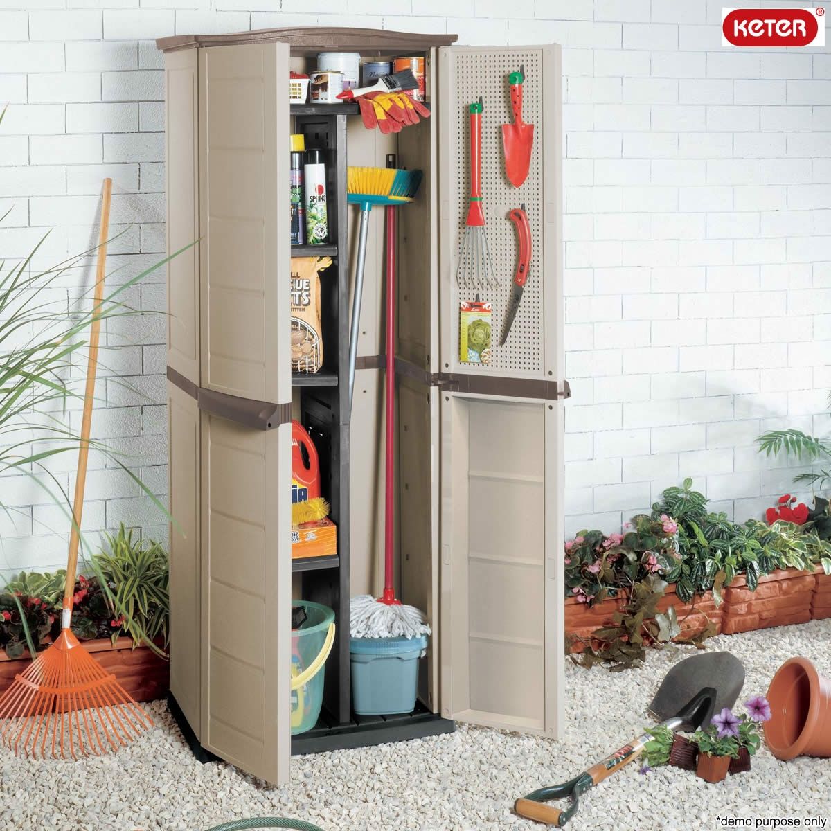 Keter Compact Shed Outdoor Storage Cabinet