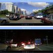 HD 2.7" Car DVR Dual Camera Vehical Recorder Dash Cam Night Vision G-sensor GPS