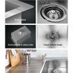 Cefito Kitchen Sink 45X30CM Stainless Steel Basin Single Bowl Silver
