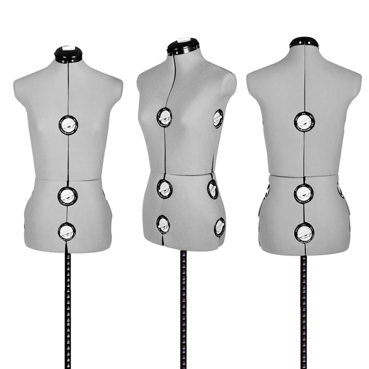 Adjustable Dressmaking Mannequin Size 8 14 Grey Crazy Sales   117997 693807 HD 