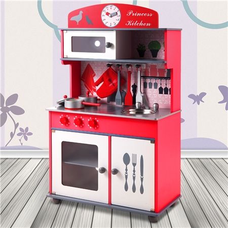 red childrens kitchen