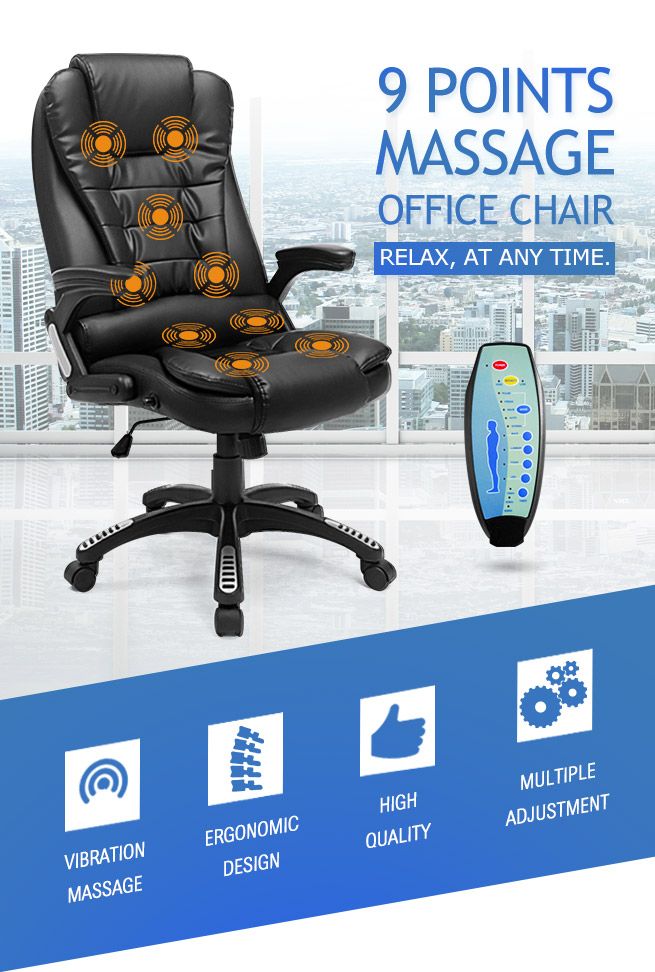 9 Point Massage Office Chair