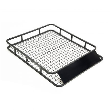 Steel Roof Rack Luggage Carrier Basket 4WD 121cm BLACK