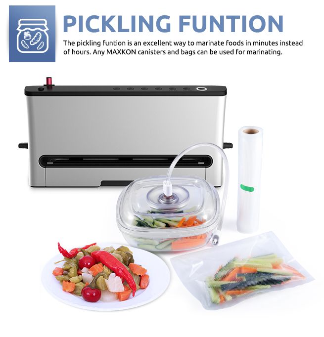 Maxkon Vertical Vacuum Food Sealer Made from Stainless Steel Crazy Sales