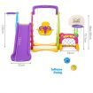 Colorful 7-in-1 Playset with Swing & Slide Toys