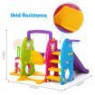 Colorful 7-in-1 Playset with Swing & Slide Toys