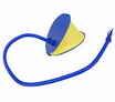 Super Crunch Bean Shaped Exercise Fitness Workout Ball with Free Pump
