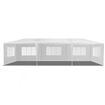 3x9m White Walled Waterproof Outdoor Gazebo