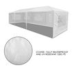 3x9m White Walled Waterproof Outdoor Gazebo