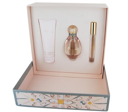 Lovely by Sarah Jessica Parker 3 Pc Gift Travel Set 50ml EDP SP Perfume Fragrance Spray for Women