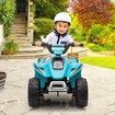 Kids Ride On Toy 6V Electric ATV Quad Rechargeable Battery Blue | Crazy ...